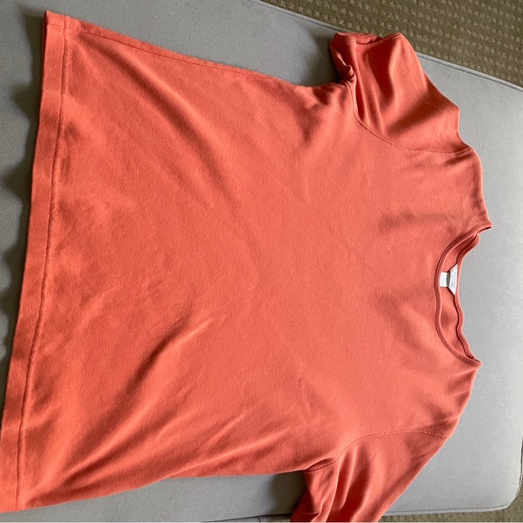 Christopher and Banks Short Sleeve Top. Size Xl Color Orange - Picture 3 of 7